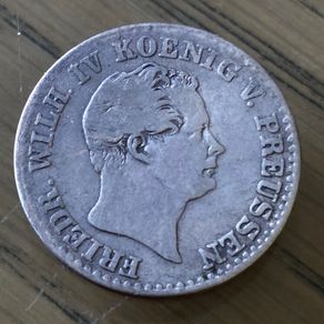 PRUSSIA 2-1/2 Silber Groschen 1842A Silver