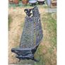 Bench Large Fern & Leaf Cast Iron Black CH R 713 B Image 3