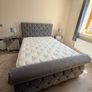 Ottoman King Size Quilted Bed with Cashmere Mattress Image 3