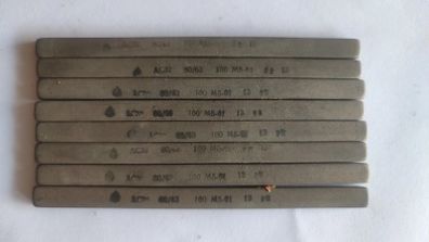 IN STOCK. Lot of 8pcs Soviet Diamond Honing Sticks Bars AC32 80/63 M5-01 125 mm