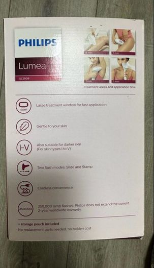 Philips Lumea Prestige Hair Removal System - Cordless for Body, Face, Bikini - EXTRA LARGE WINDOWS FOR FASTER TREATMENT