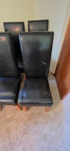 Tuscan Dining Chairs All 8 for 80 Euro