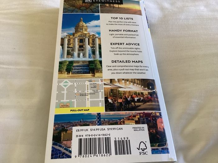 Barcelona guide book now half this price only 2 euro