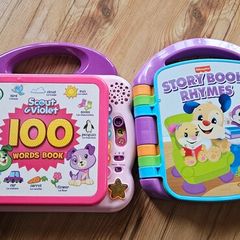 100 words and music rhymes interactive learning books
