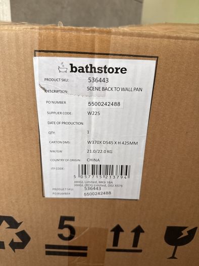 Madison toilet unit