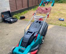 Bosch electric lawnmower