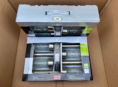 2x 4 pack solar lights