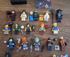 lego ninjago movie collectible minofogures complete set