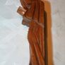 Vintage carved figurine of a reading monk Image 6