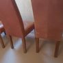 Cognac leather chairs x 4 Image 4