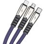 New 1.2m Premium Fast 3 in 1 for iPhone Type C Micro USB Cable Charger #912 Image 2