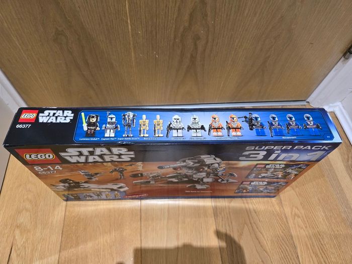 Lego 66377 Star Wars Bundle Pack, Super Pack 3 in 1 (Sets 7869, 7913, and 7914)