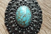 Vintage Large Pendant with Beijing Glass.