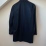 COS Mens Lightweight Cotton Mac Car Coat Navy Blue Size S Image 4