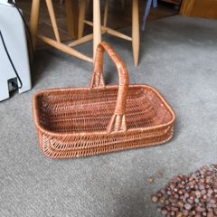Hand made wicker basket