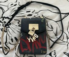 Dkny Signature Graffiti Crossbody Handbag