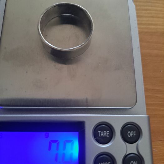 man silver ring
