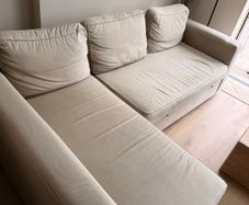 IKEA Manstad corner sofa bed with storage