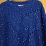 Next Blue With Silver  Sequins Jumper.  S. S- 12. B.N.W.T. Image 2
