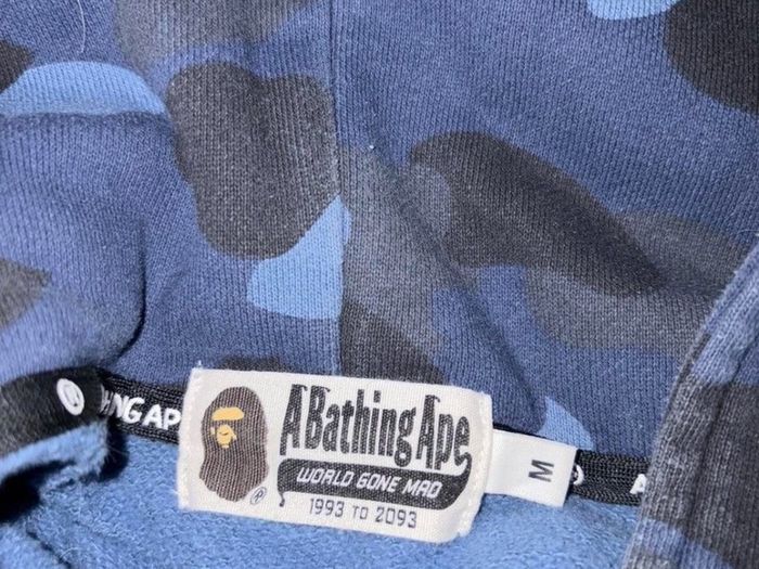 BAPE full navy and blue camo tracksuit