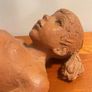 Hand built Red clay figurative study sculpture Image 6