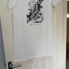 Wondercru White Dress with Lace