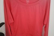 Coral Reebok Dance boxy Tshirt. Size UK8