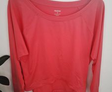 Coral Reebok Dance boxy Tshirt. Size UK8
