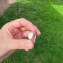 Solid Silver Signet Ring Size P Image 3