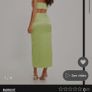 Bardot Green Cutout Dress Image 2