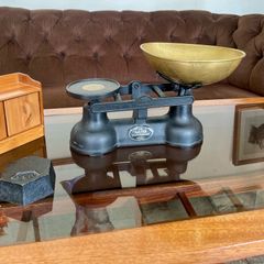 Traditional Vintage Black Salter Staffordshire Weighing Scales