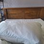 Solid wood King size bed frame Image 2