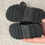 Primigi Baby Girls Black Silver Metallic Shimmer Leather Shoes EU 20 UK 4 Image 7
