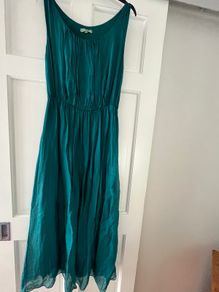 Silk Mix Maxi Dress