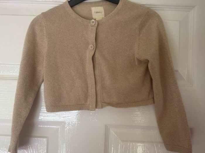 Gold Glitter Cardigan