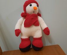 Hand Knitted Penguin