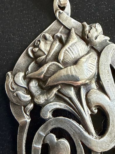 silver necklace