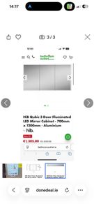 Large bathroom cabinet with storage