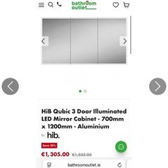 Large bathroom cabinet with storage
