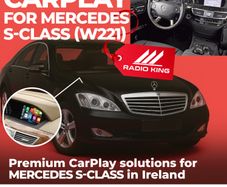 Apple CarPlay Box Upgrade for Mercedes Benz W221 S | Installation in Dublin