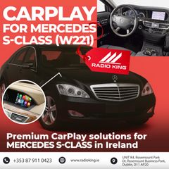 Apple CarPlay Box Upgrade for Mercedes Benz W221 S | Installation in Dublin