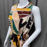 New Primark Vintage Style Nautical Chain Print Midi Dress Image 4