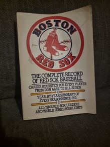 The Complete Record of Red Sox Baseball.
