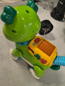 Walking dog, push toy with lights