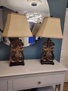 Two Large Lamps
