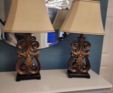 Two Large Lamps
