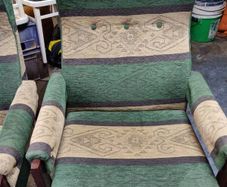 retro armchairs