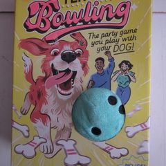 Ten-Bone Bowling Party Game with Dog