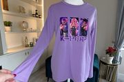 Girls Purple Long Sleeved Top  Size Age UK 13 / EU 160cm