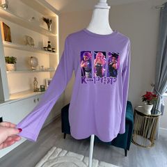 Girls Purple Long Sleeved Top  Size Age UK 13 / EU 160cm